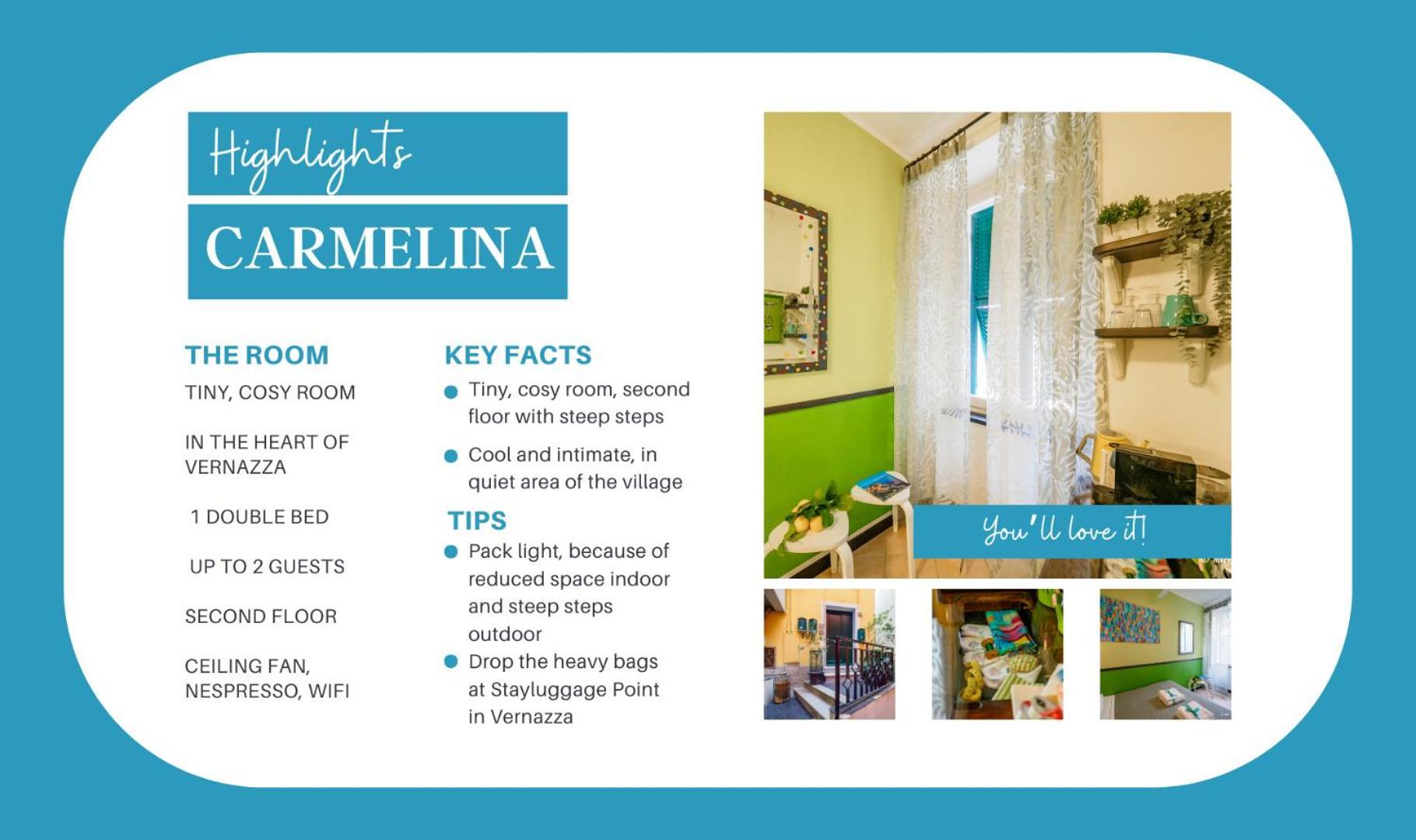 Carmelina Room Вернацца Екстер'єр фото